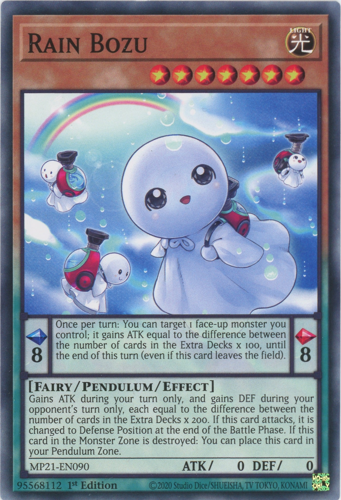 MP21-EN090 - Rain Bozu - Common - Effect Pendulum Monster - Mega Pack 2021