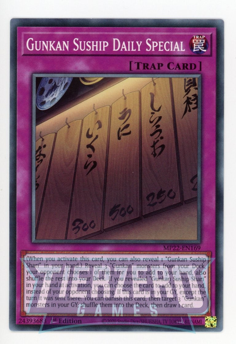 MP22-EN169 - Gunkan Suship Daily Special - Common - Normal Trap - Mega MP22-EN169 - Gunkan Suship Daily Special - Common - Normal Trap - Mega