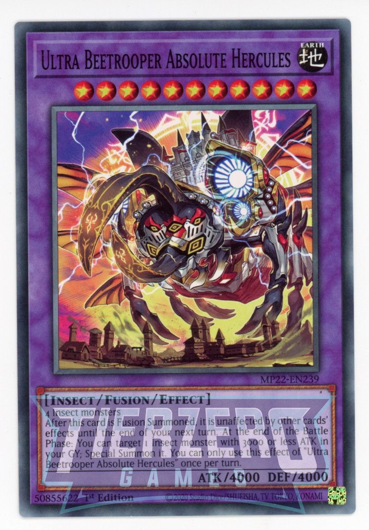 yugioh beetrooper cards MP22-EN239 - Ultra Beetrooper Absolute Hercules - Common