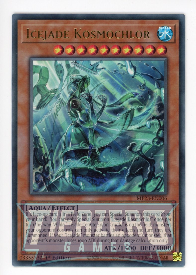 MP23-EN006 - Icejade Kosmochlor - Ultra Rare - Effect Monster - 25th Anniversary Duelist Heroes Tin