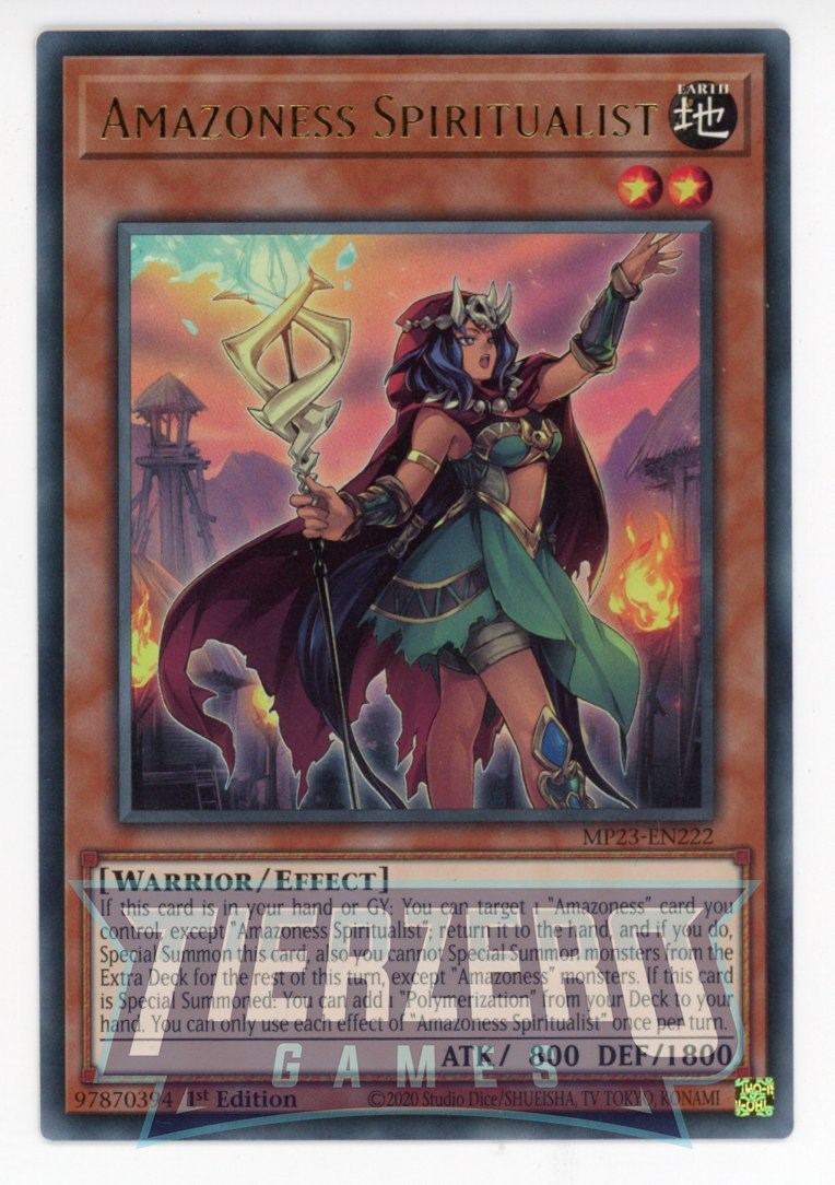 MP23-EN222 - Amazoness Spiritualist - Ultra Rare - Effect Monster - 25th Anniversary Duelist Heroes Tin