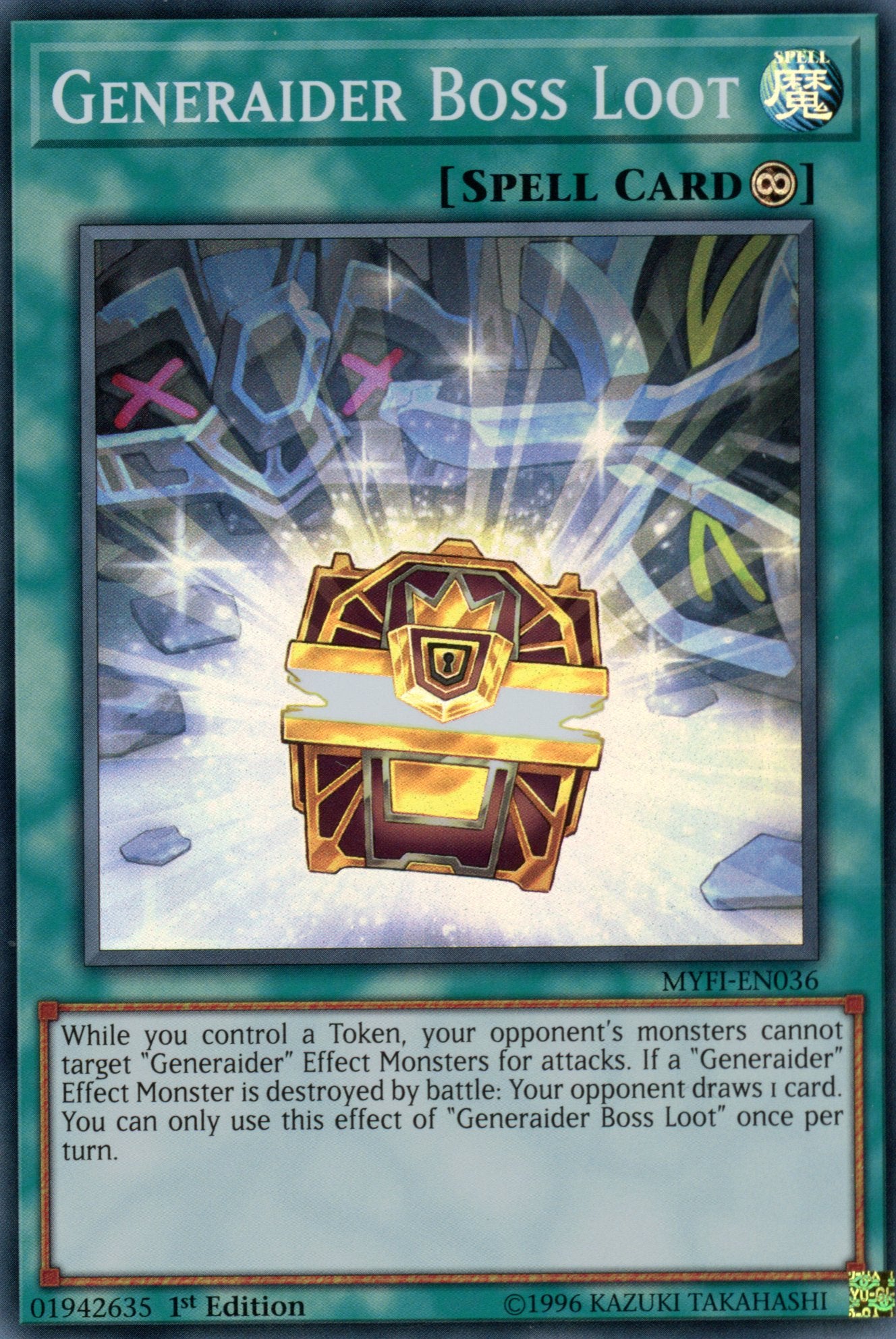 MYFI-EN036 - Generaider Boss Loot - Super Rare - Continuous Spell