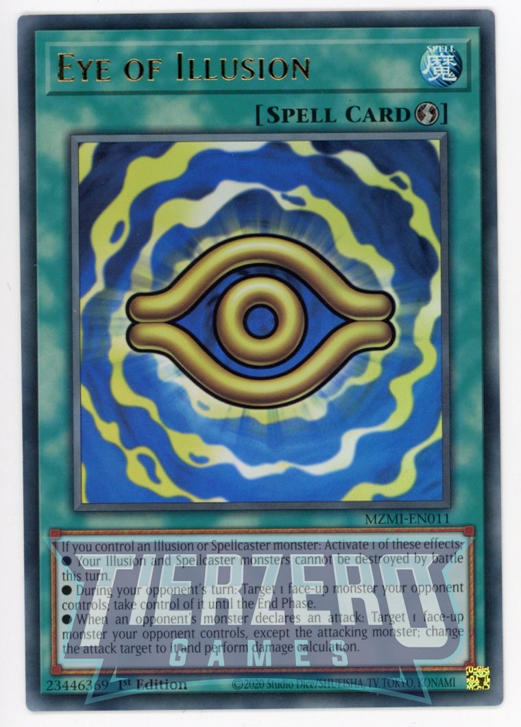yugioh illusion monsters MZMI-EN011 - Eye of Illusion - Ultra Rare - Quick-Play Spell