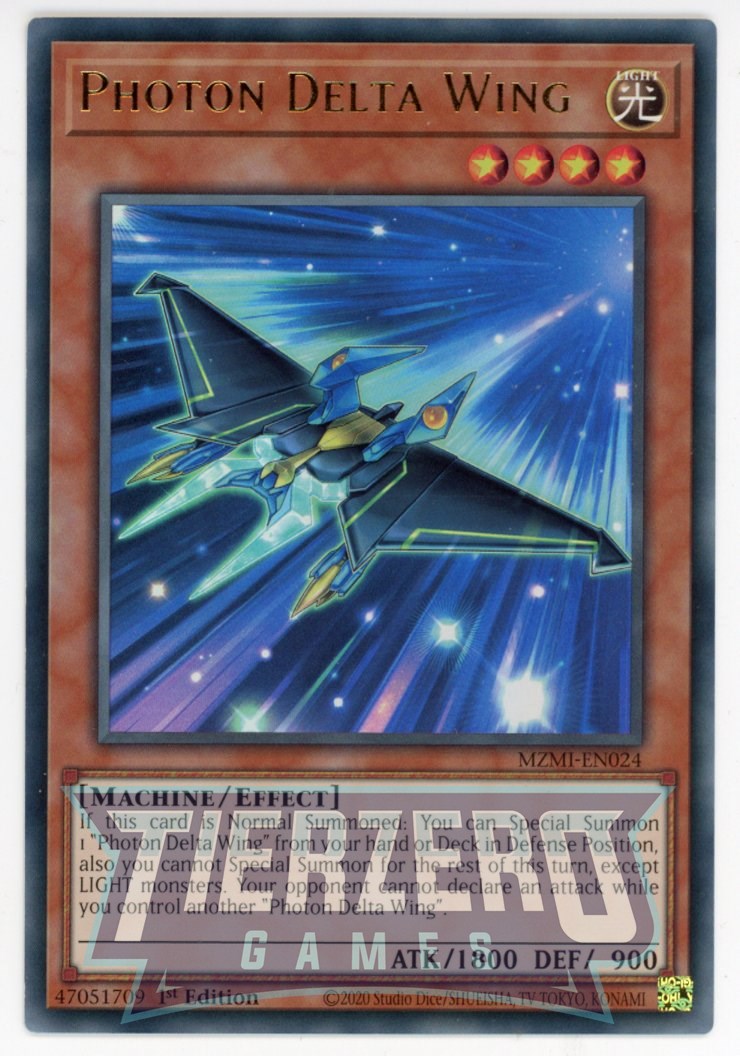 MZMI-EN024 - Photon Delta Wing - Ultra Rare - Effect Monster - Maze of Millenia