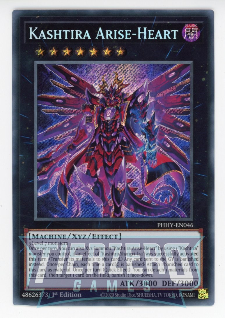 PHHY-EN046 - Kashtira Arise-Heart - Secret Rare - Effect Xyz Monster - PHHY-EN046 - Kashtira Arise-Heart - Secret Rare - Effect Xyz Monster -