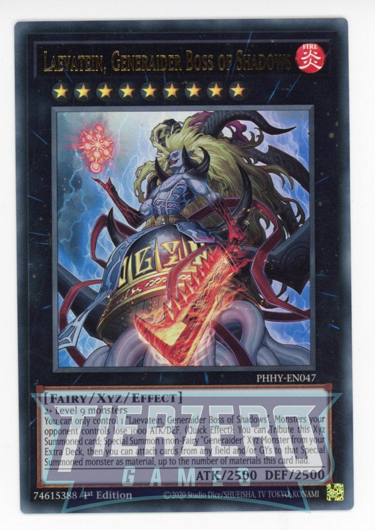 PHHY-EN047 - Laevatein, Generaider Boss of Shadows - Ultra Rare
