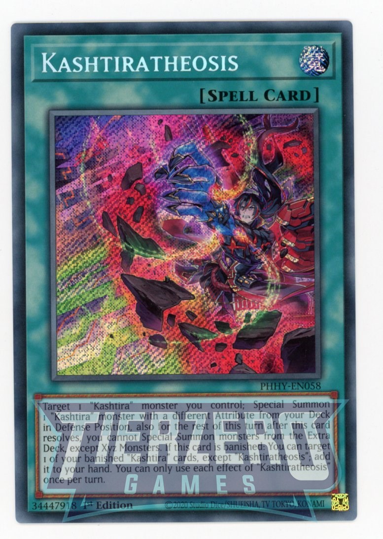 kashtira xyz monsters PHHY-EN058 - Kashtiratheosis - Secret Rare - Normal Spell