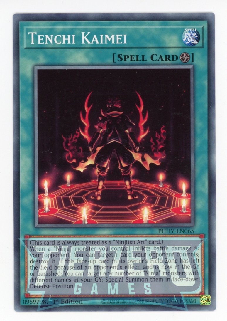 yugioh field spell cards PHHY-EN065 - Tenchi Kaimei - Common - Field Spell