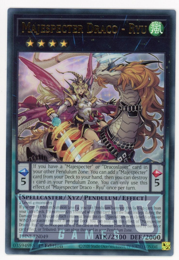 PHNI-EN049 - Majespecter Draco - Ryu - Ultra Rare