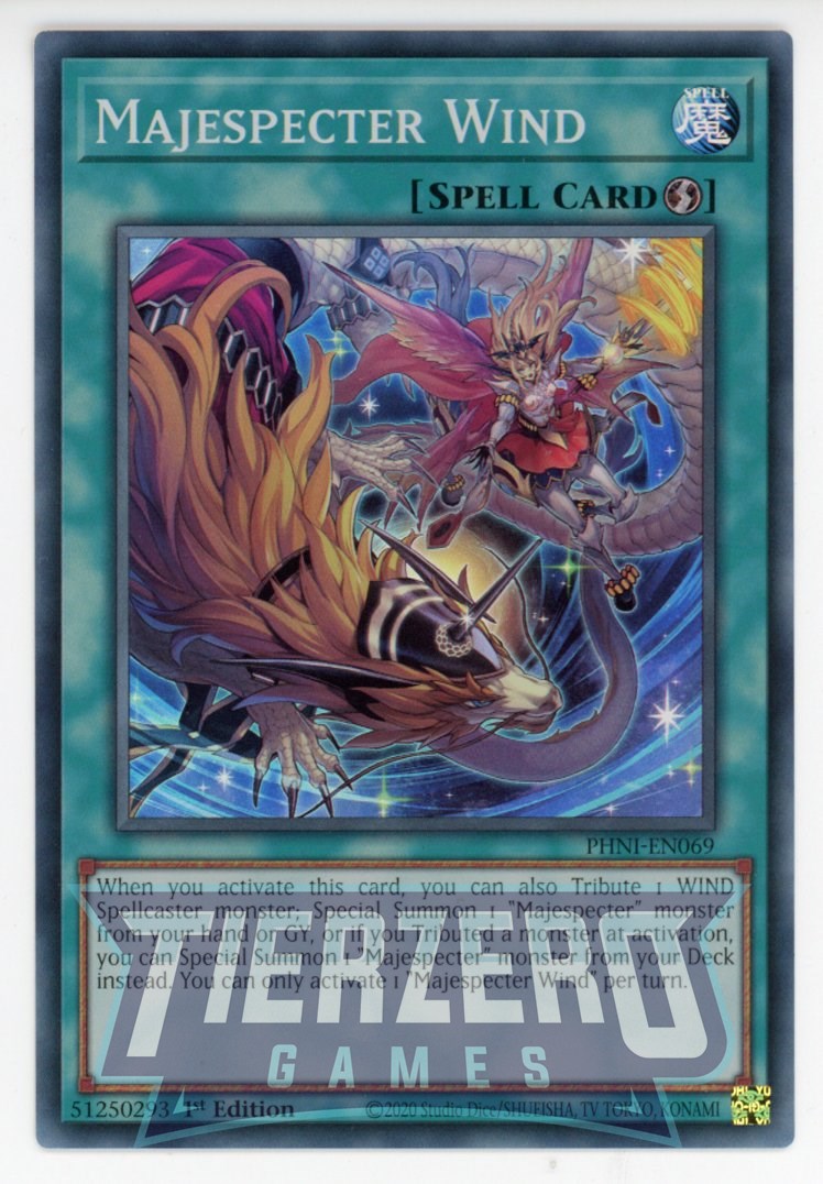 PHNI-EN069 - Majespecter Wind - Super Rare - Quick-Play Spell - Phanto