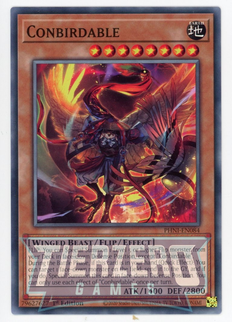 PHNI-EN084 - Conbirdable - Common - Flip monster - Phantom Nightmare PHNI-EN084 - Conbirdable - Common - Flip monster - Phantom Nightmare