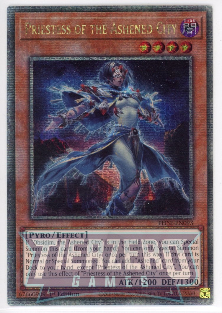 ashened cards yugioh PHNI-EN093 - Priestess of the Ashened City
