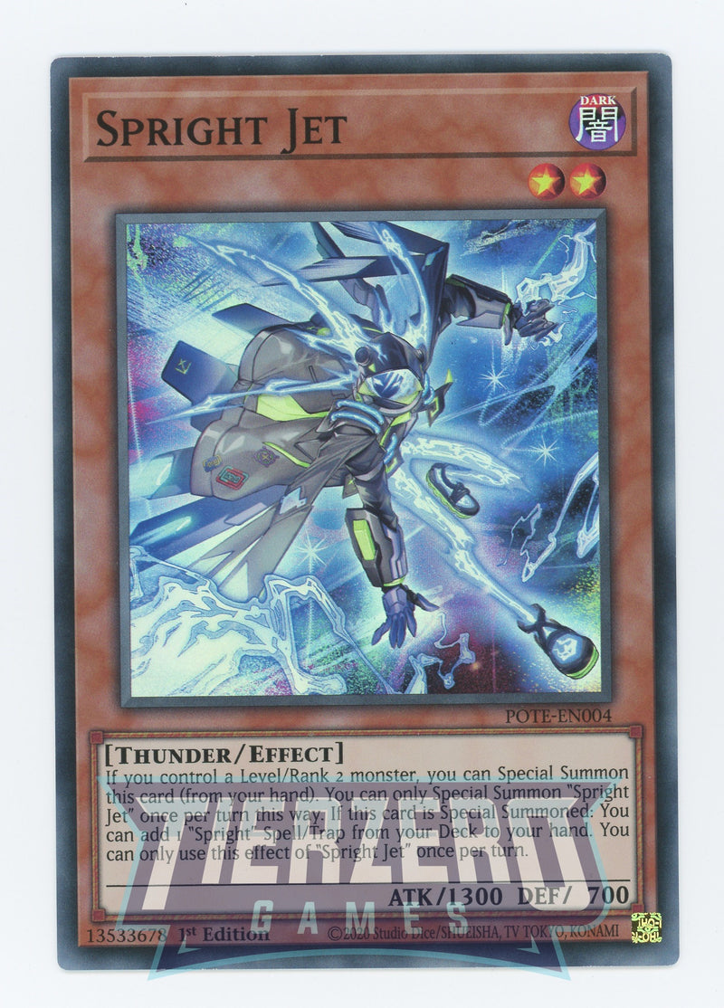 POTE-EN004 - Spright Jet - Super Rare - Effect Monster - Power of the Elements
