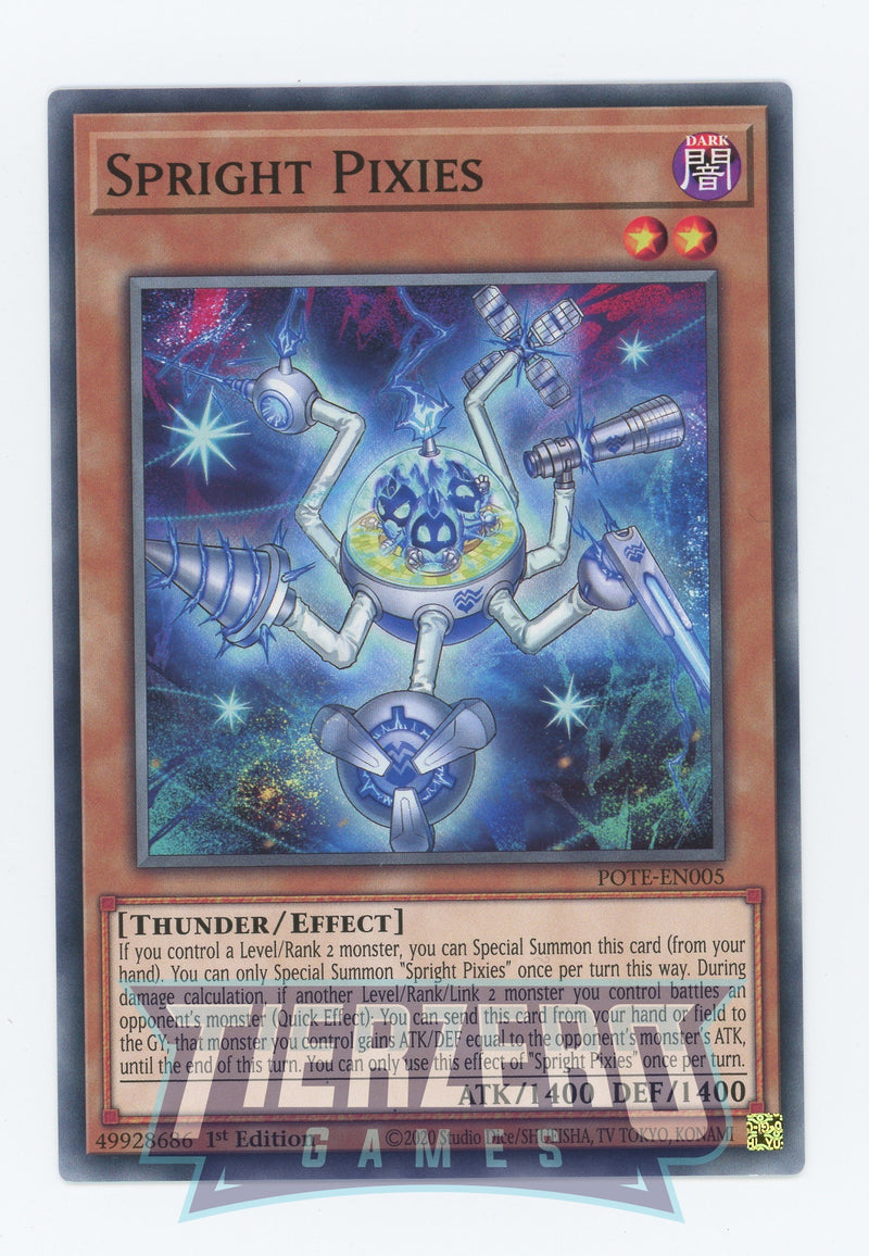 POTE-EN005 - Spright Pixies - Common - Effect Monster - Power of the Elements