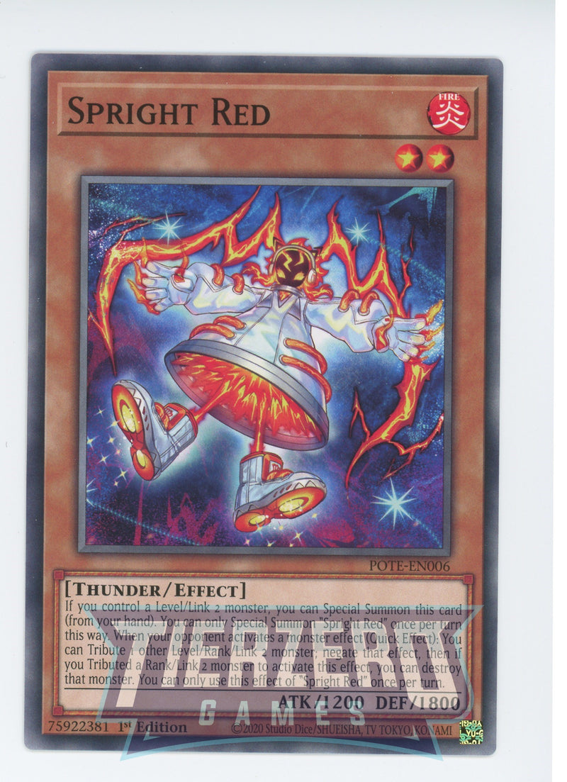 POTE-EN006 - Spright Red - Common - Effect Monster - Power of the Elements