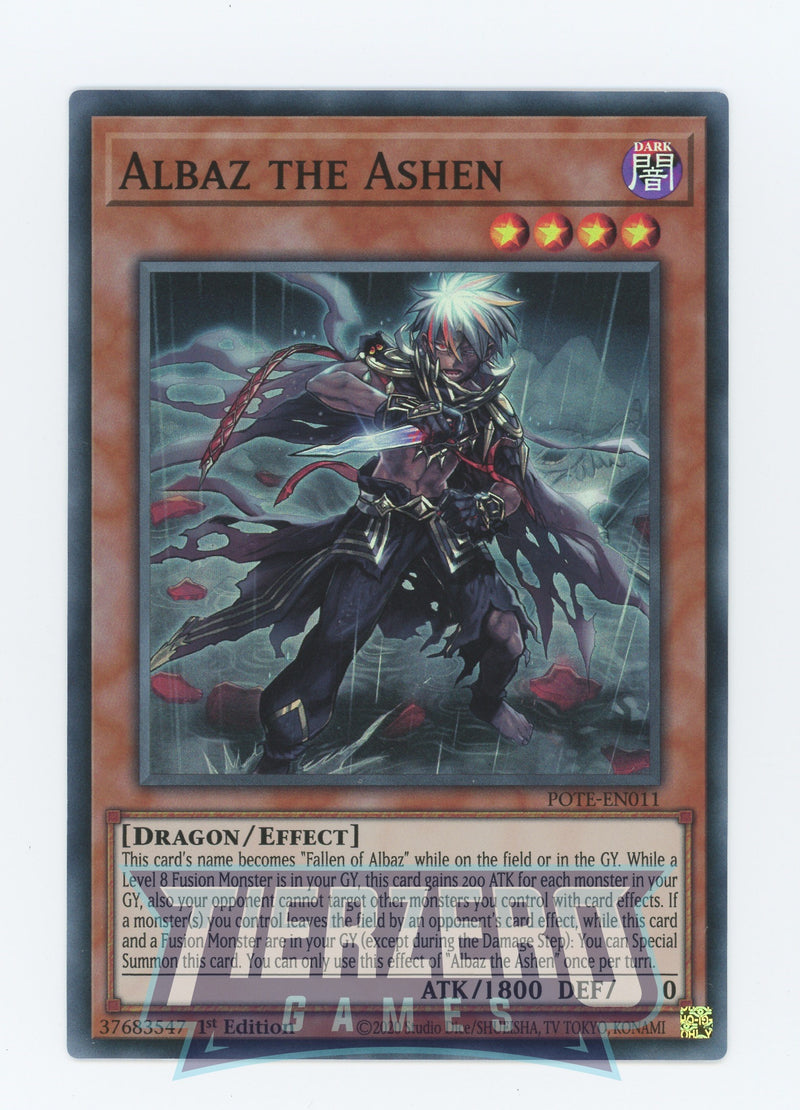 POTE-EN011 - Albaz the Ashen - Super Rare - Effect Monster - Power of the Elements