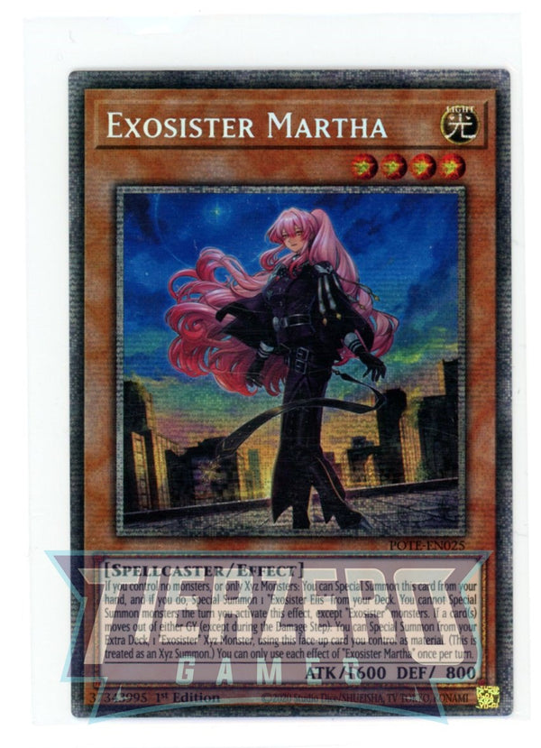 POTE-EN025 - Exosister Martha - Starlight Rare - Effect Monster - Power of the Elements