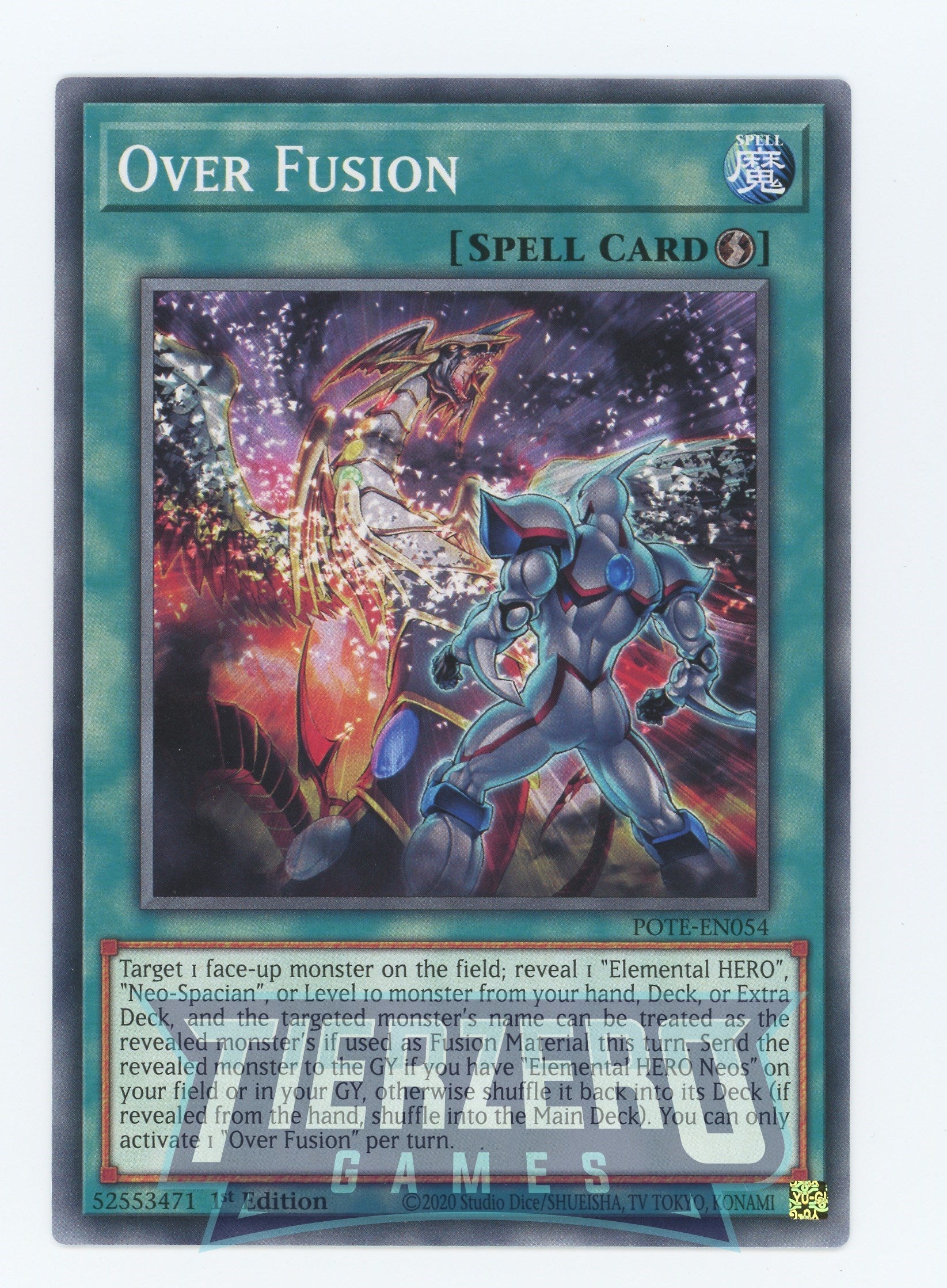 POTE-EN054 - Over Fusion - Common - Quick-Play Spell - Power of the El POTE-EN054 - Over Fusion - Common - Quick-Play Spell - Power of the El