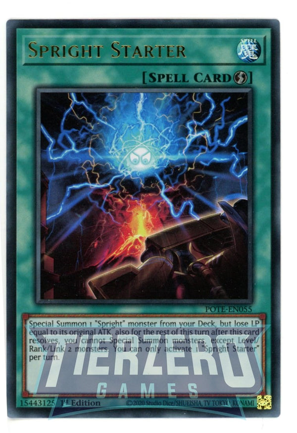 POTE-EN055 - Spright Starter - Ultra Rare - Quick-Play Spell - Power of the Elements