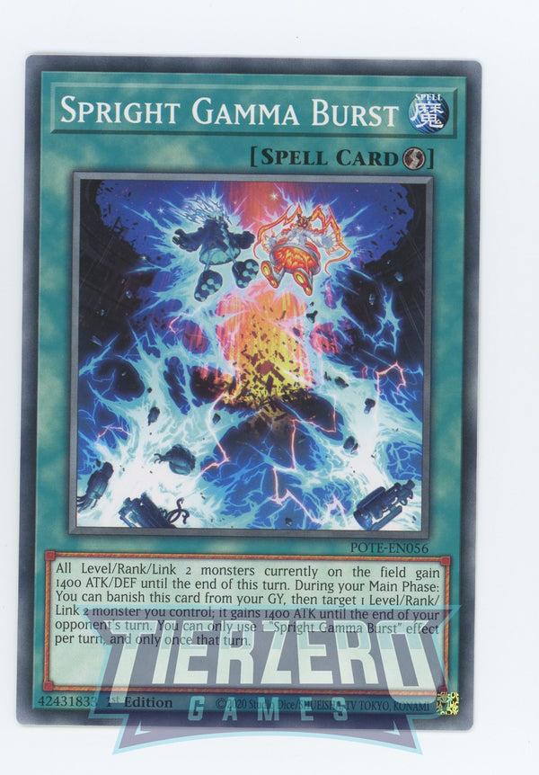 POTE-EN056 - Spright Gamma Burst - Common - Quick-Play Spell - Power of the Elements