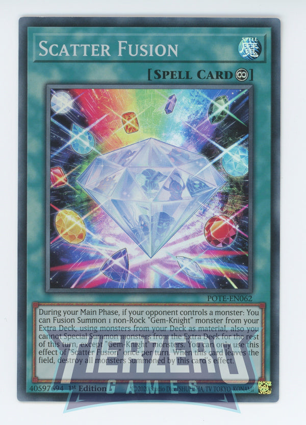 POTE-EN062 - Scatter Fusion - Super Rare - Continuous Spell - Power of the Elements