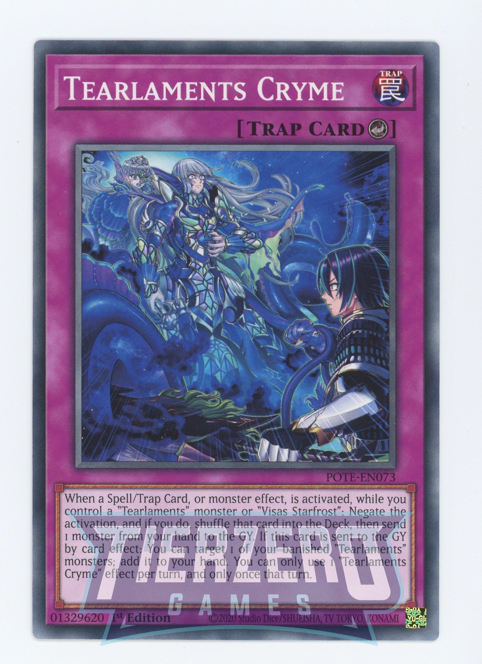 POTE-EN073 - Tearlaments Cryme - Common - Counter Trap - Power of the POTE-EN073 - Tearlaments Cryme - Common - Counter Trap - Power of the