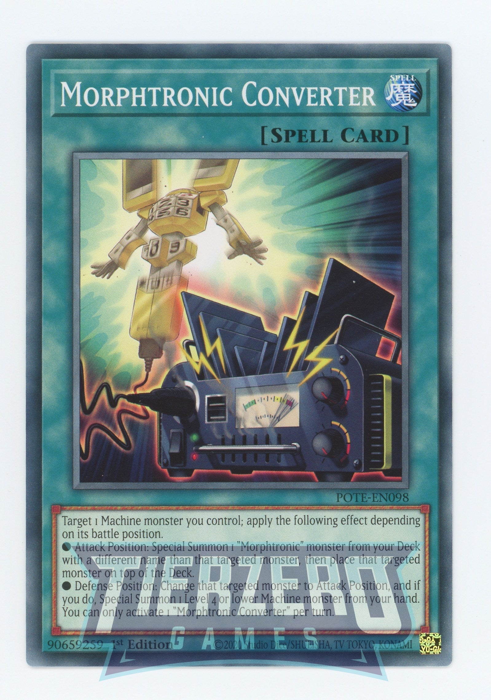 POTE-EN098 - Morphtronic Converter - Common - Normal Spell - Power of POTE-EN098 - Morphtronic Converter - Common - Normal Spell - Power of