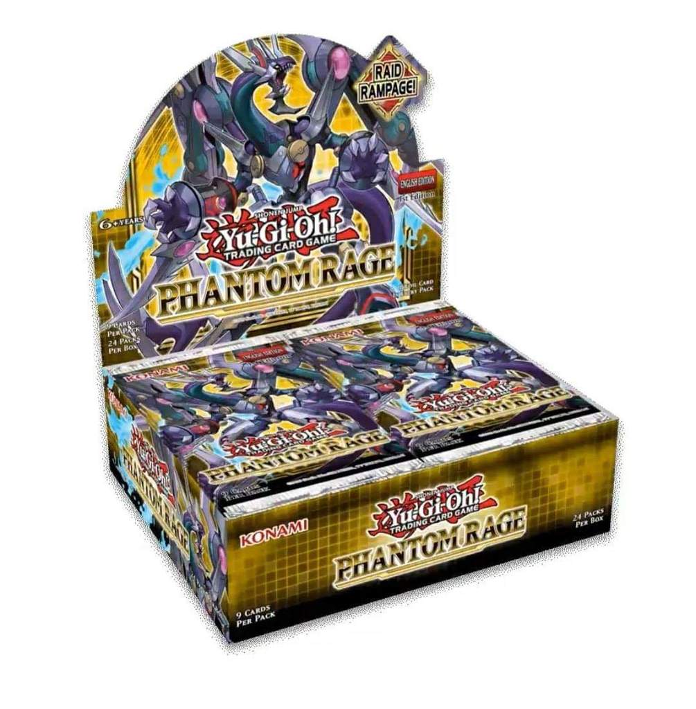Yugioh Phantom Rage Booster Box 1st Edition Yugioh Phantom Rage Booster Box 1st Edition