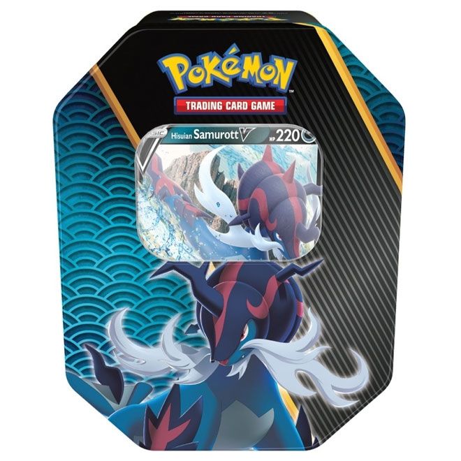 Pokemon Hisuian Samurott V Divergent Powers Tin