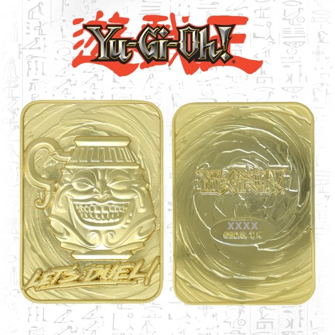 Yugioh Pot of Greed Limited Edition Gold Card Yugioh Pot of Greed Limited Edition Gold Card