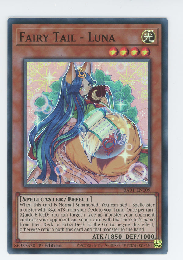 RA01-EN009 - Fairy Tail - Luna - Super Rare - Effect Monster - Rarity Collection
