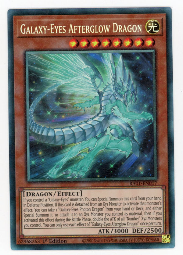 RA01-EN017 - Galaxy-Eyes Afterglow Dragon - Collector's Rare - Effect Monster - Rarity Collection