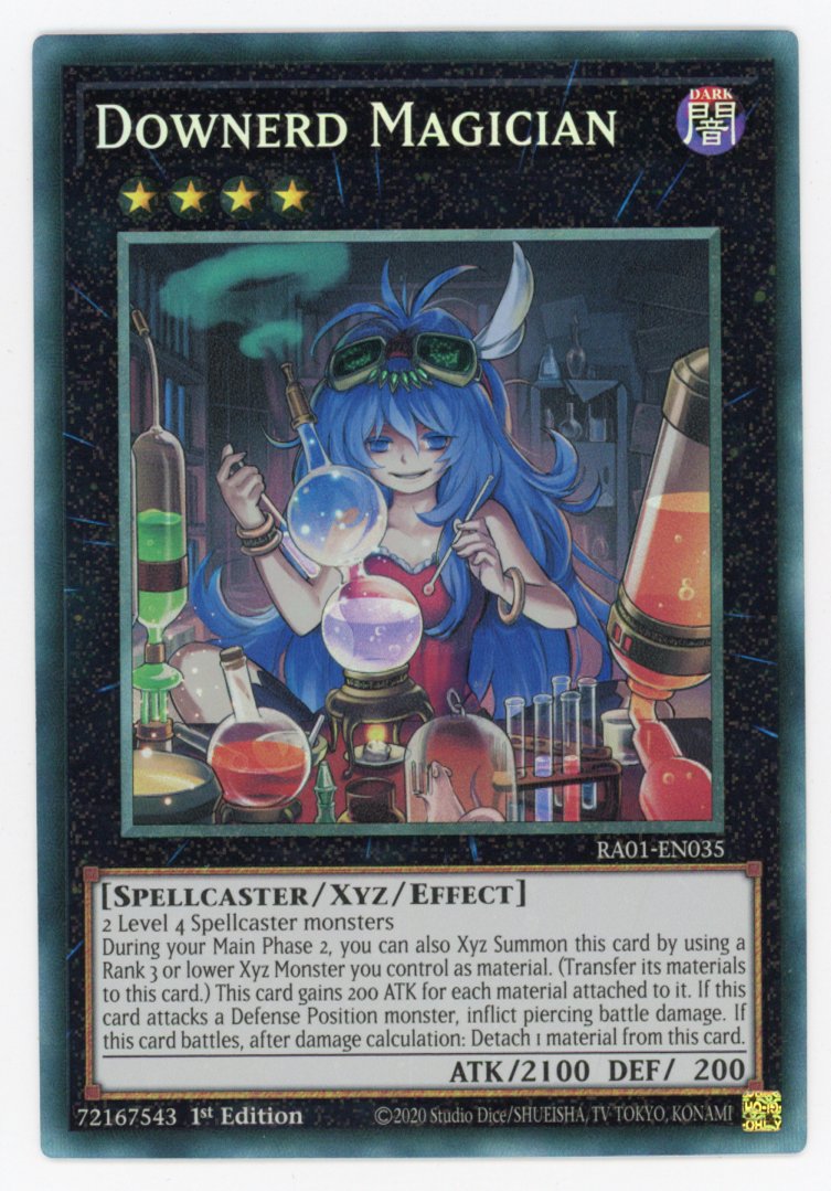 dark magician xyz monsters RA01-EN035 - Downerd Magician - Collector's Rare