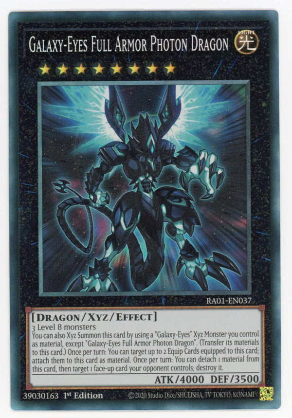 RA01-EN037 - Galaxy-Eyes Full Armor Photon Dragon - Collector's Rare - Effect Xyz Monster - Rarity Collection