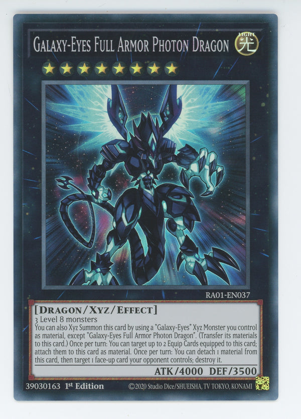 RA01-EN037 - Galaxy-Eyes Full Armor Photon Dragon - Super Rare - Effect Xyz Monster - Rarity Collection