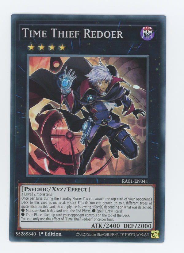 RA01-EN041 - Time Thief Redoer - Super Rare - Effect Xyz Monster - Rarity Collection