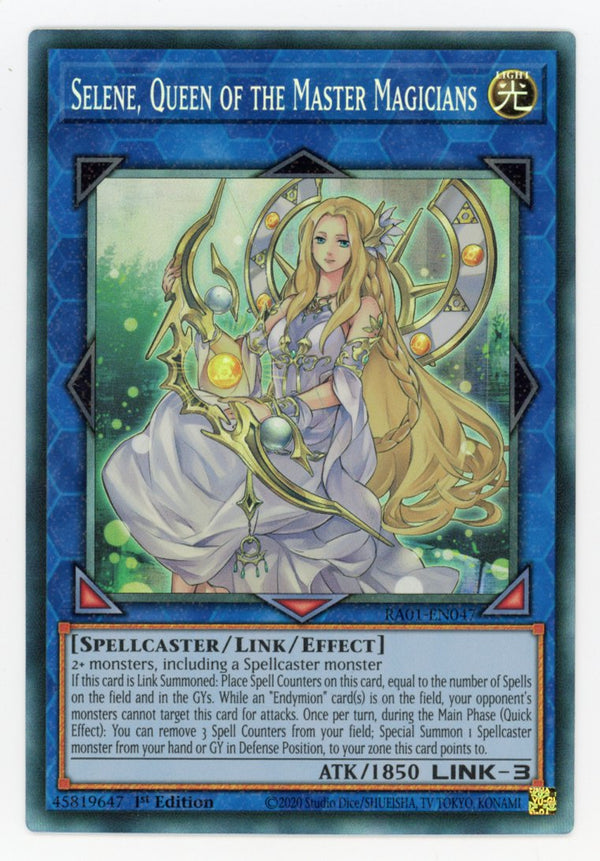 RA01-EN047 - Selene, Queen of the Master Magicians - Collector's Rare - Effect Link Monster - Rarity Collection