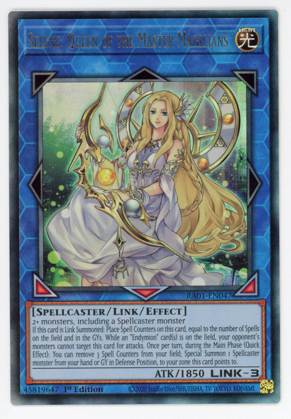 RA01-EN047 - Selene, Queen of the Master Magicians - Ultimate Rare - Effect Link Monster - Rarity Collection