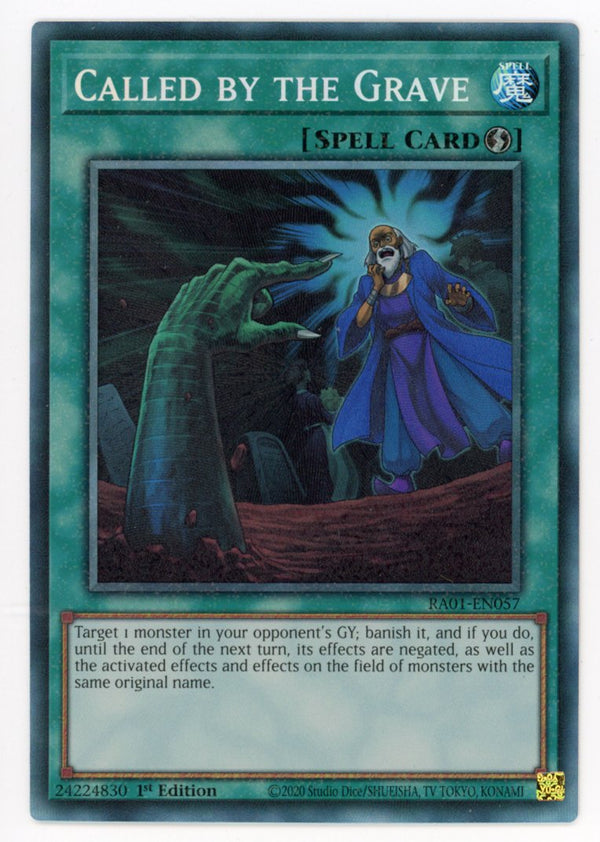 RA01-EN057 - Called by the Grave - Collector's Rare - Quick-Play Spell - Rarity Collection