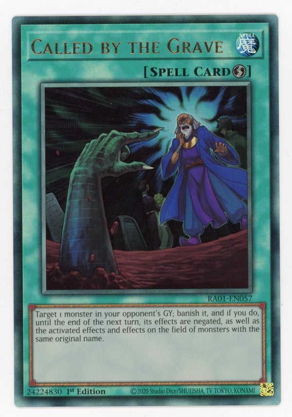 RA01-EN057 - Called by the Grave - Ultimate Rare - Quick-Play Spell - Rarity Collection