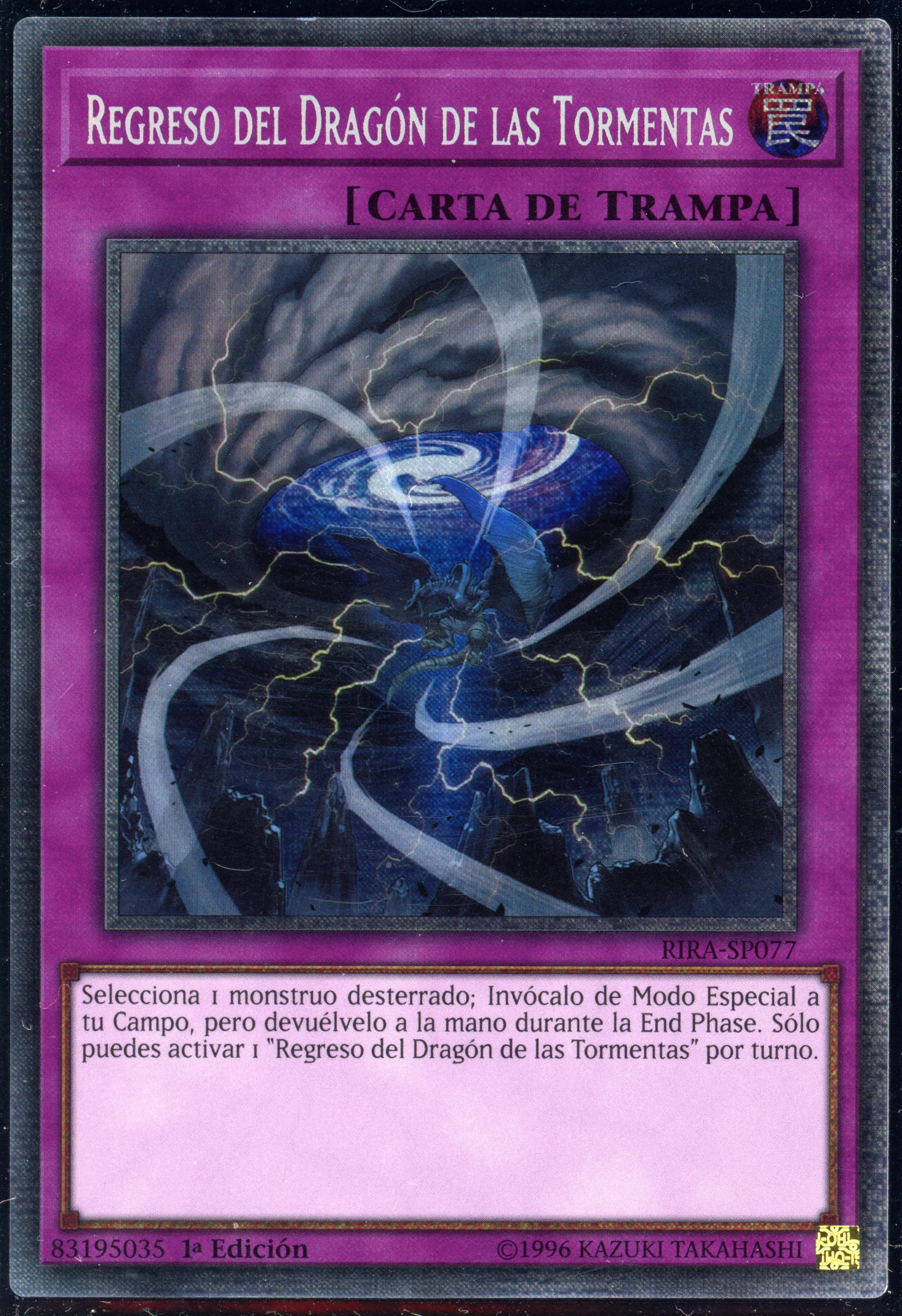 RIRA-SP077 - Storm Dragon's Return - Starlight Rare- Normal Trap - 1st RIRA-SP077 - Storm Dragon's Return - Starlight Rare- Normal Trap - 1st