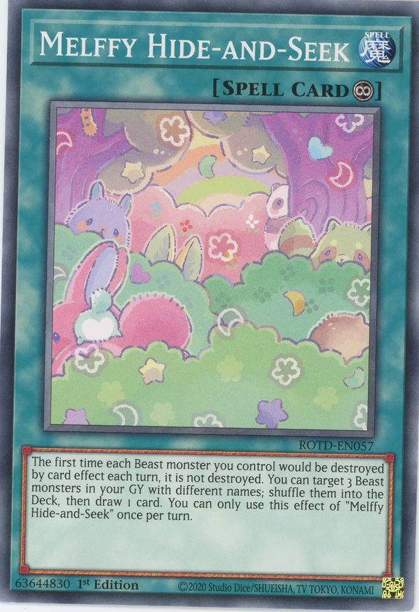 ROTD-EN057 - Melffy Hide-and-Seek - Common - Continuous Spell - Rise of the Duelist