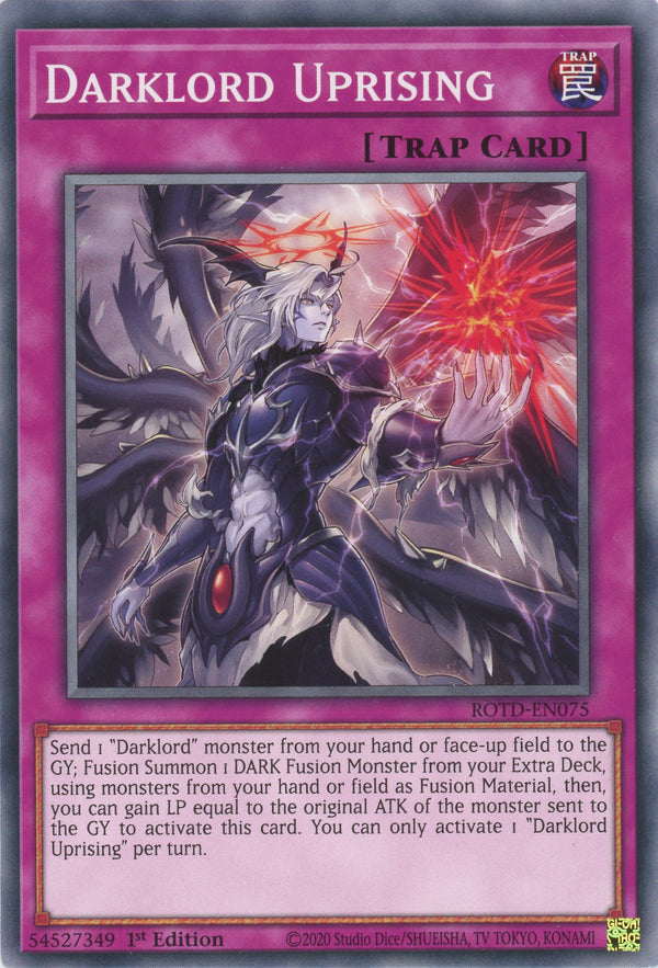 ROTD-EN075 - Darklord Uprising - Common - Normal Trap - Rise of the Duelist