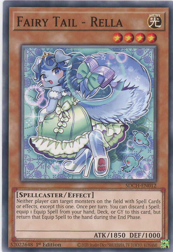 SDCH-EN012 - Fairy Tail - Rella - Common - Effect Monster - Structure Deck Spirit Charmers