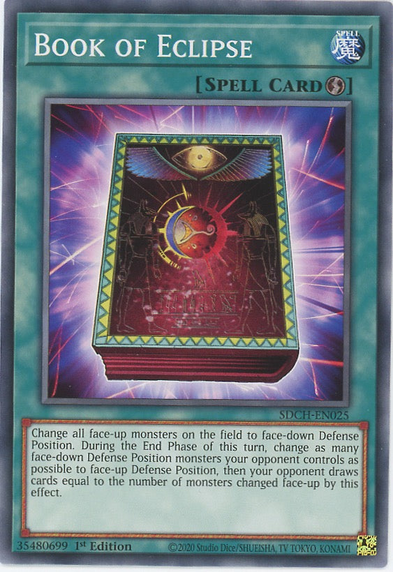 SDCH-EN025 - Book of Eclipse - Common - Quick-Play Spell - Structure Deck Spirit Charmers