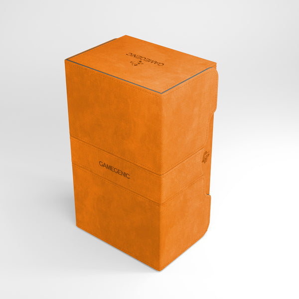 GameGenic Stronghold 200+ Convertible Orange Deck Box