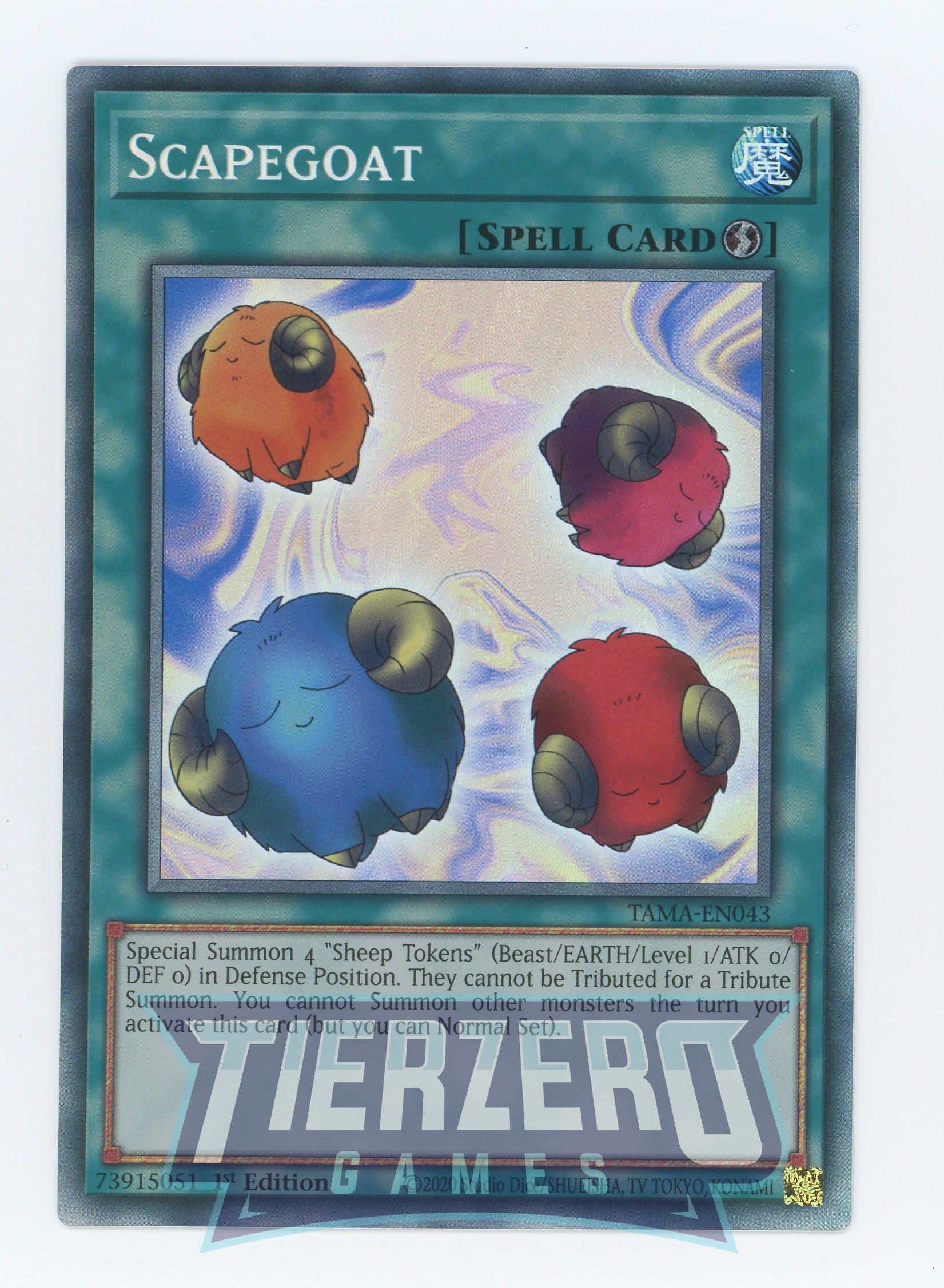 TAMA-EN043 - Scapegoat - Collector's Rare - Quick-Play Spell - Tactica TAMA-EN043 - Scapegoat - Collector's Rare - Quick-Play Spell - Tactica