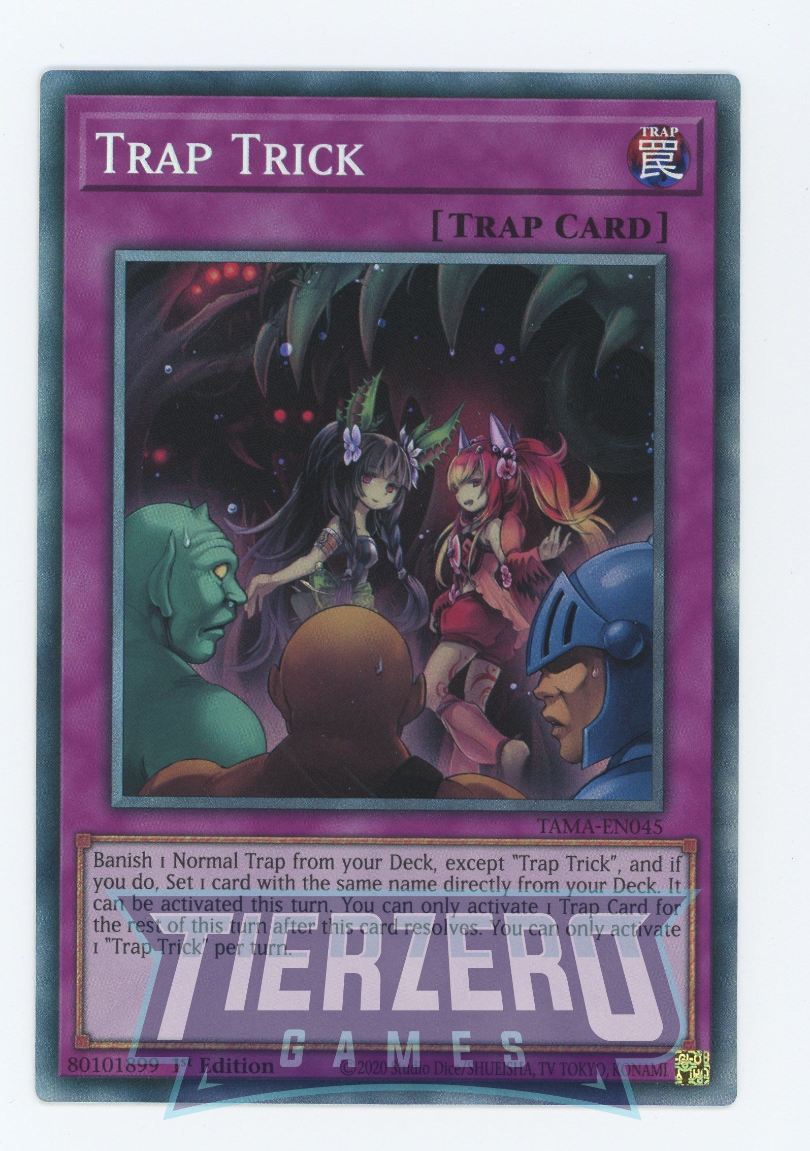 trap trick yugioh deck TAMA-EN045 - Trap Trick - Collector's Rare - Normal Trap