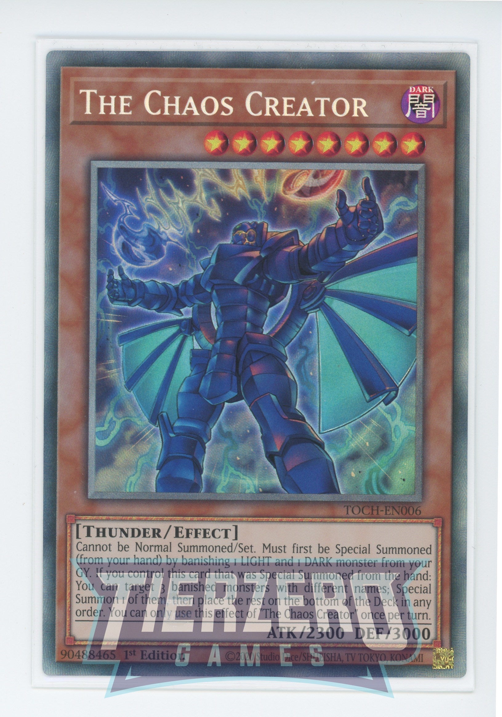 TOCH-EN006 - The Chaos Creator - Collectors Rare - Effect Monster - Toon Chaos TOCH-EN006 - The Chaos Creator - Collectors Rare - Effect Monster - Toon Chaos