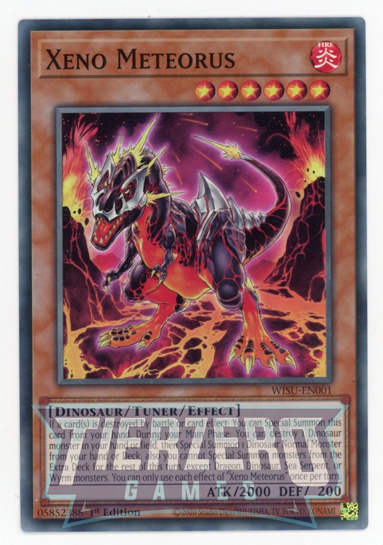 yugioh pure shaddoll deck WISU-EN001 - Xeno Meteorus - Super Rare - Effect Tuner monster